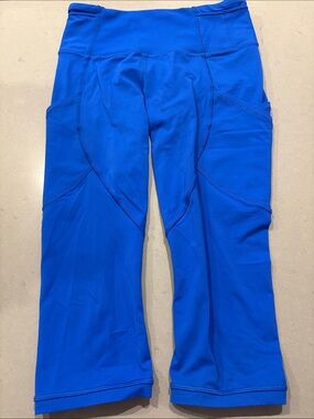 Lululemon Blue Cropped Leggings 4
